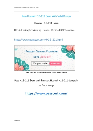 HCIA-Routing&Switching H12-211 Dumps