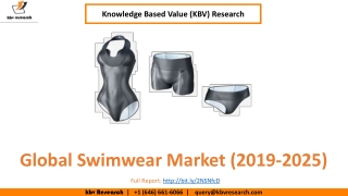 Swimwear Market Size- KBV Research