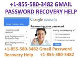 Gmail Password Recovery Help