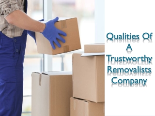 Things to Know About Removal Companies