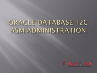 Oracle Grid Infrastructure Administration