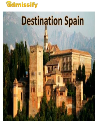 Study abroad in Spain, Overseas Education Consultant Delhi, Admissify