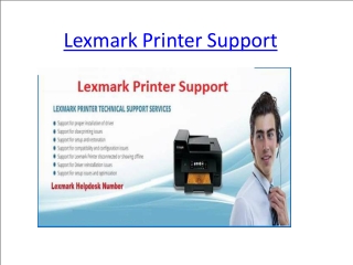 Lexmark Pritner Support | Customer Service Toll-free Number