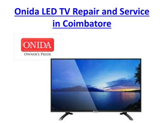 Onida LED TV Repair and Service in Coimbatore