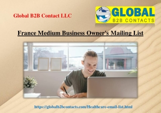 France Medium Business Owner's Mailing List