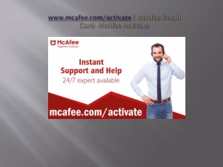 mcafee.com/activate - Install and Activate McAfee