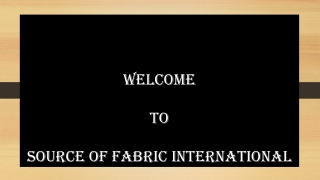 Online Wholesale Fabrics