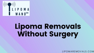 Lipoma Treatment Without Surgery - Lipoma Wand