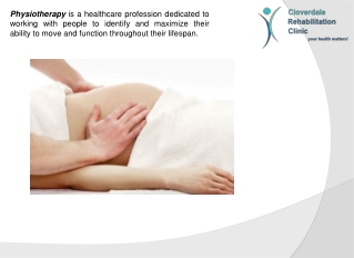 Physical Therapy Etobicoke