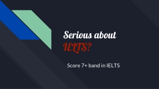 IELTS Exam Preparation