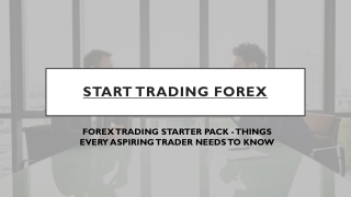 How to start forex trading for beginners