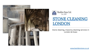 Stone Cleaning London and Essex