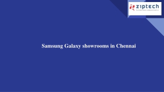 Samsung Galaxy showrooms in Chennai