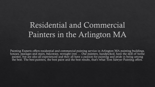 Affordable House Painting in Arlington MA