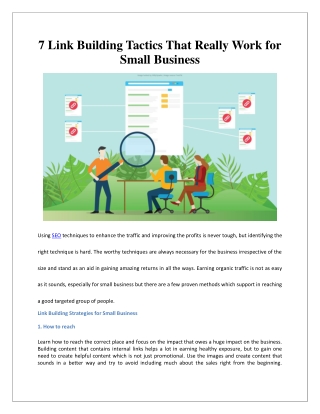 7 Link Building Tactics That Really Work for Small Business