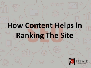 How content helps in ranking the site