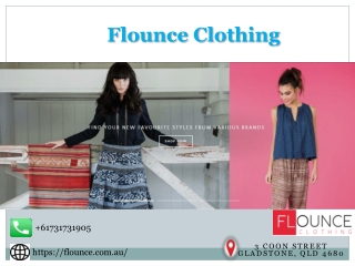 Buy Branded Fashionable & Trendy Dresses | Flounce Clothing