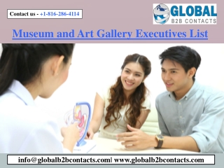 Museum and Art Gallery Executives List