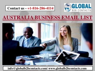 AUSTRALIA BUSINESS EMAIL LIST