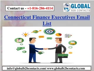 Connecticut Finance Executives Email List