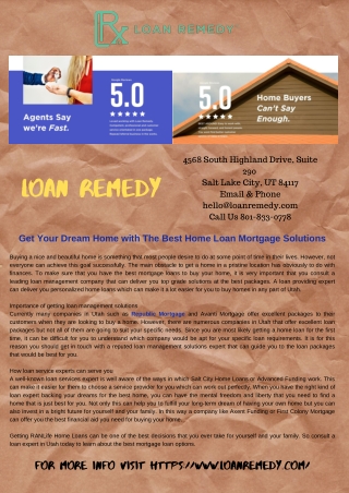 Utah Mortgage Loan | Utah Mortgage Loan Corp