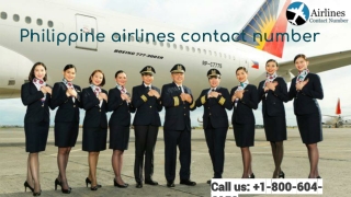Philippine airlines contact number