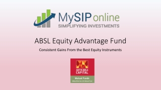 Aditya Birla Sun Life Equity Advantage Fund Overview