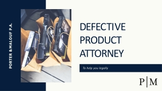 Defective Product Attorney In Mississippi - To Help you Legally