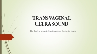 Transvaginal Ultrasound