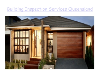 Building Inspection Services Queensland