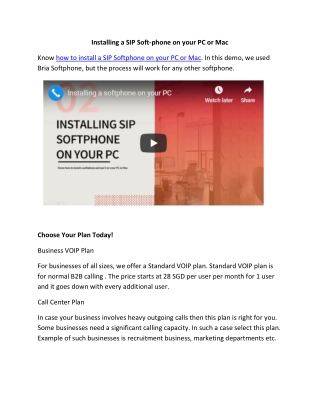 Installing a SIP Soft-phone on your PC or Mac-SIPTEL