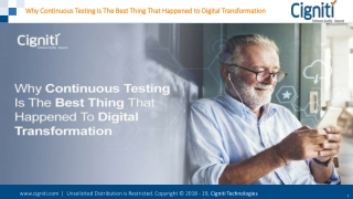 Why Continuous Testing Is The Best Thing That Happened to Digital Transformation