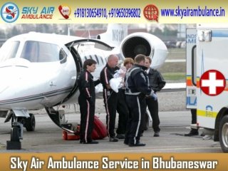 Choose Air Ambulance from Bhubaneswar with Evolved Medical Aid