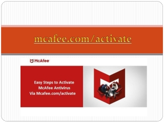 McAfee Activate - Mcafee Product Activation