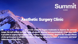 Aesthetic Surgery Clinic in Switzerland