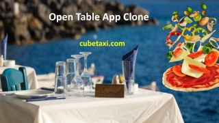 Open Table App Clone