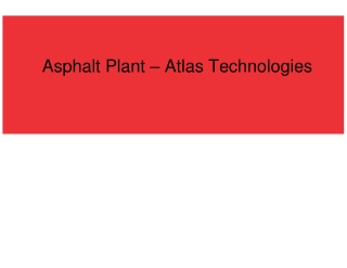 Manufacturer of Asphalt Mixing Plant - For sale Asphalt Plants