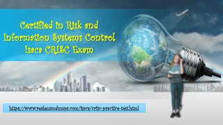 Prepare your Isaca CRISC Exam In Just One Day with Valid Dumps Provided By RealExamDumps.com