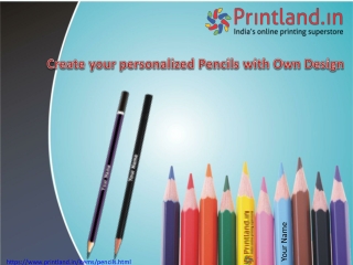 Buy customized pencils online with your name