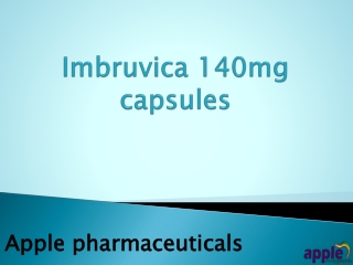 Imbruvica 140mg | Imbruvica 140mg capsules | Ibrutinib 140mg | Ibrutinib 140mg capsules