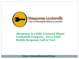 Appoint locksmith Miami to get a better inspection for locks