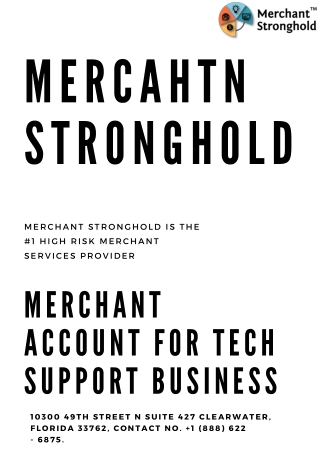 Merchant Account for Tech Support Business