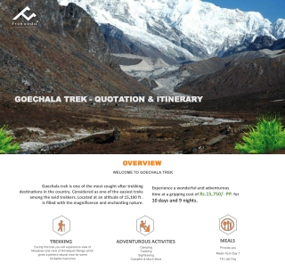 Goechala Trek – Trek in Sikkim