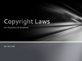 Copyright Laws For Teachers & Students