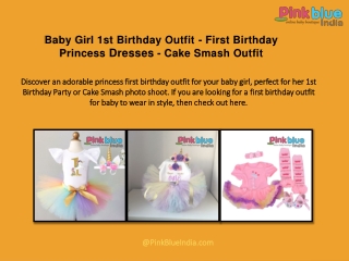 First Birthday Princess Dresses - Baby 1st Birthday Outfits - 1st Birthday Photo Shoot