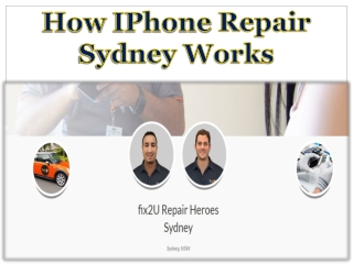 How IPhone Repair Sydney Works