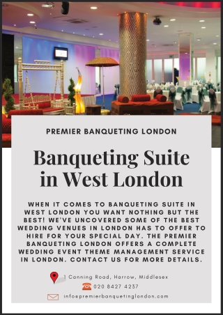 Banqueting Suite in West London