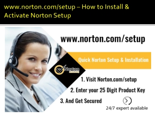 www.norton.com/setup – How to Install & Activate Norton Setup