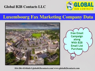 Luxembourg Fax Marketing Company Data