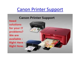 Canon Pritner Support | Customer Service Toll-free Number